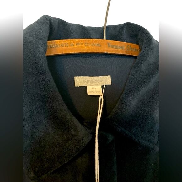 Outerknown New with Tags Terrycloth Romper Size M Navy Blue Beach Summer - Picture 3 of 9